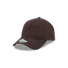 New Era Branded Herringbone Dark Brown 9FORTY A-Frame Unstructured Snapback Hat