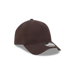 New Era Branded Herringbone Dark Brown 9FORTY A-Frame Unstructured Snapback Hat