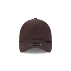 New Era Branded Herringbone Dark Brown 9FORTY A-Frame Unstructured Snapback Hat