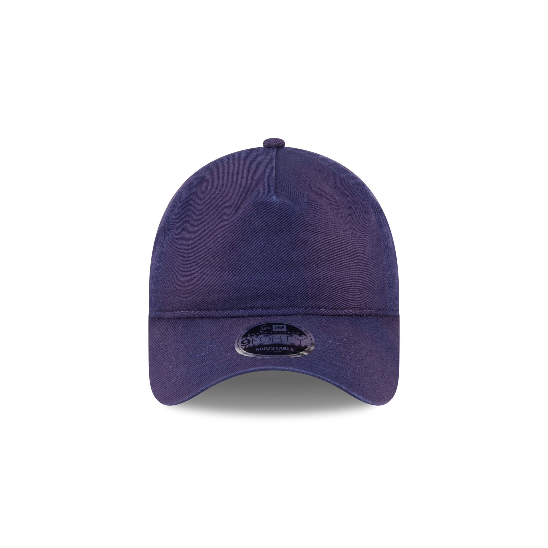 New Era Branded Washed Carbon Navy 9FORTY A-Frame Unstructured Snapback Hat