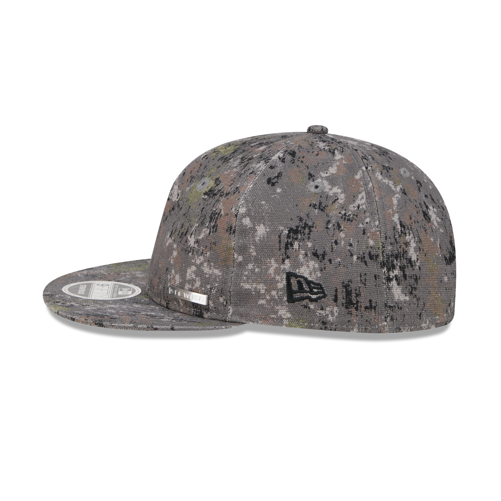 New Era Branded Abstract Camo Retro Crown 9FIFTY Adjustable Hat