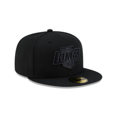 Los Angeles Kings Black on Black 59FIFTY Fitted Hat