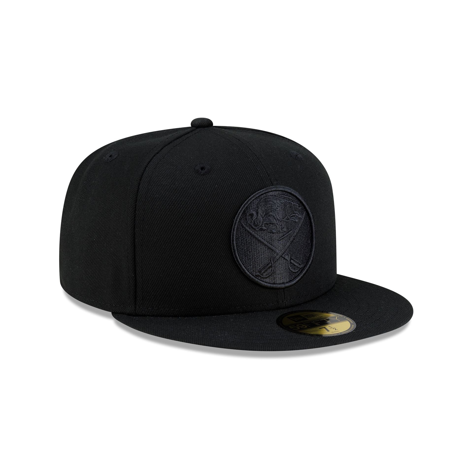 Buffalo Sabres Black on Black 59FIFTY Fitted Hat