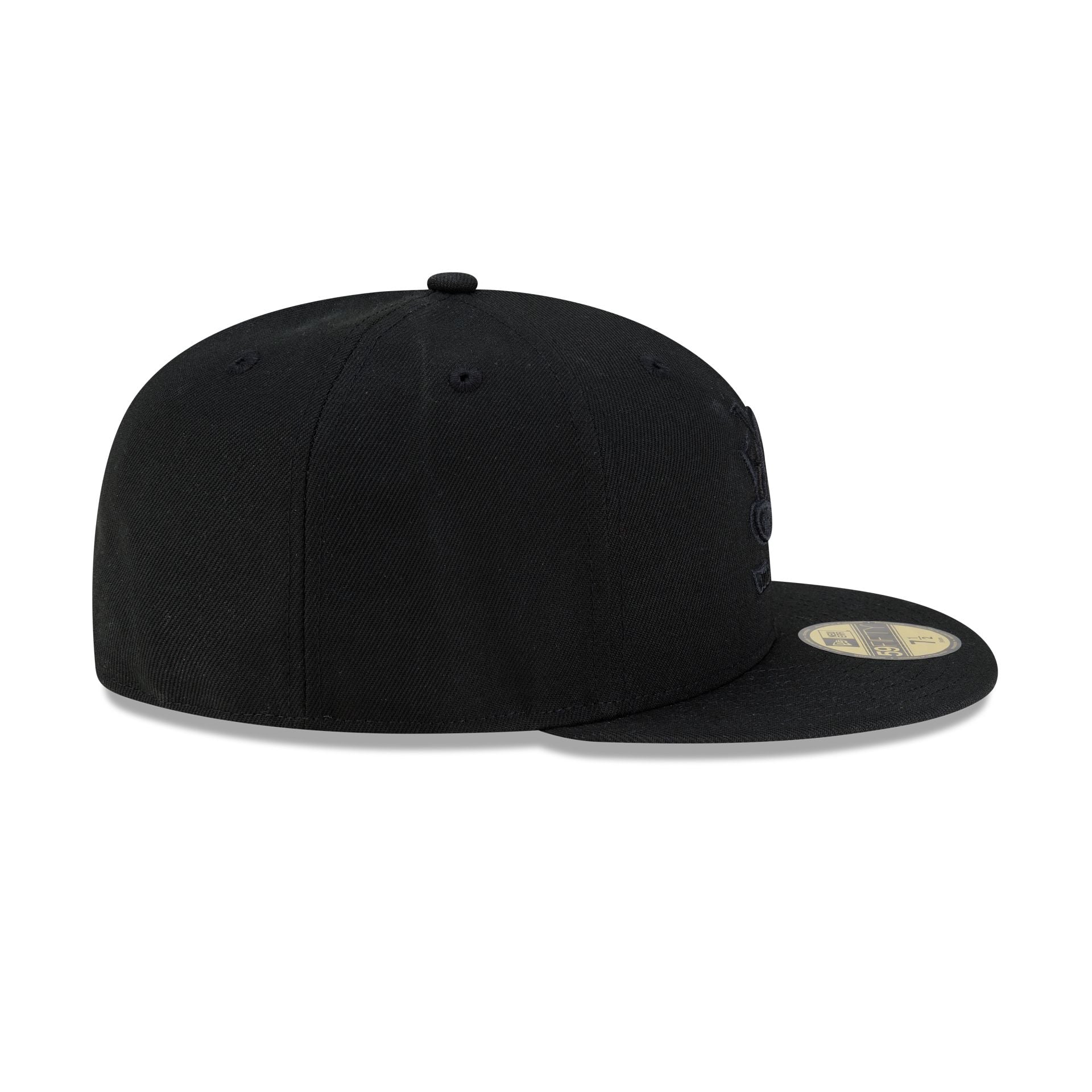 Anaheim Ducks Black on Black 59FIFTY Fitted Hat