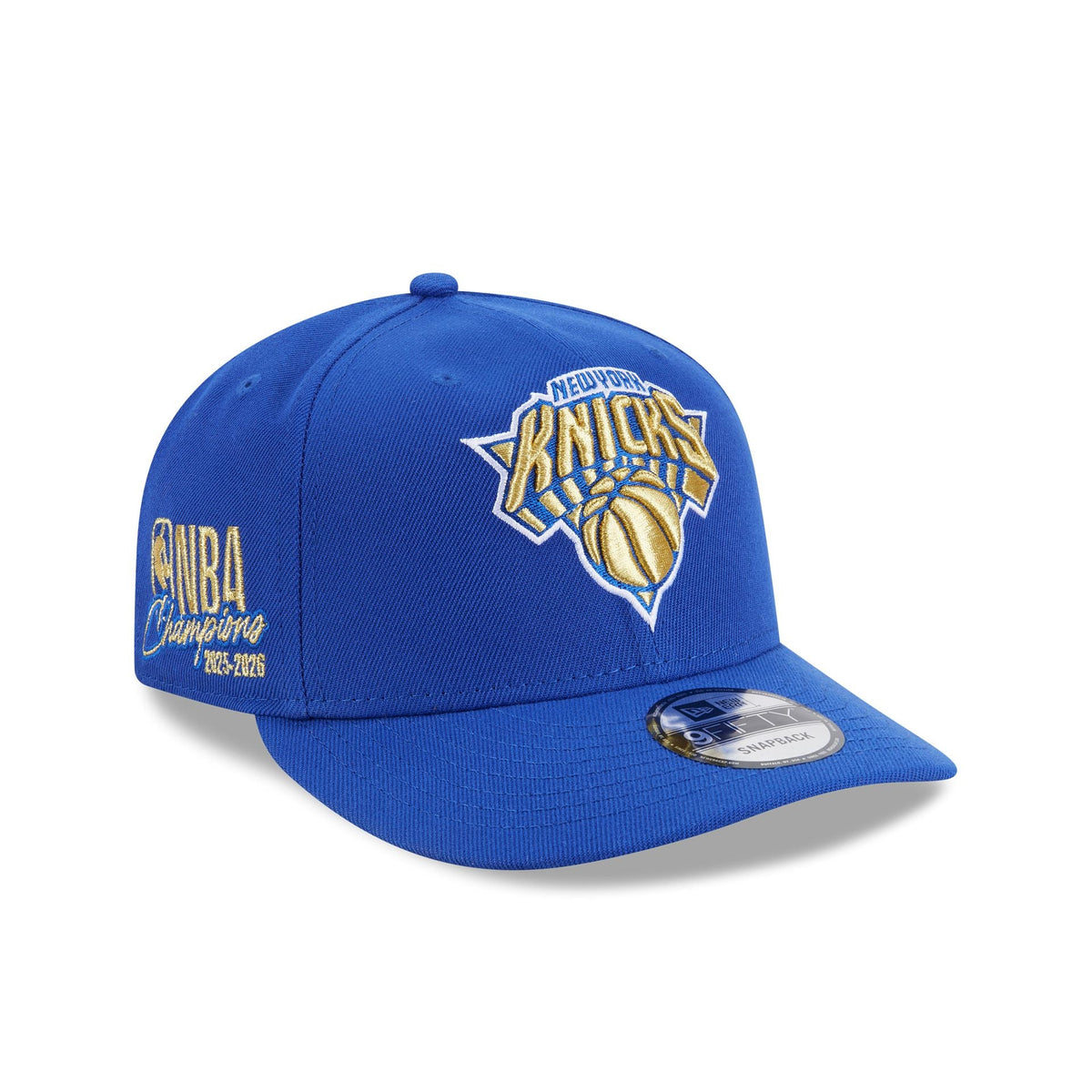 New York Knicks 2026 NBA Ring Ceremony Blue 9FIFTY Snapback Hat