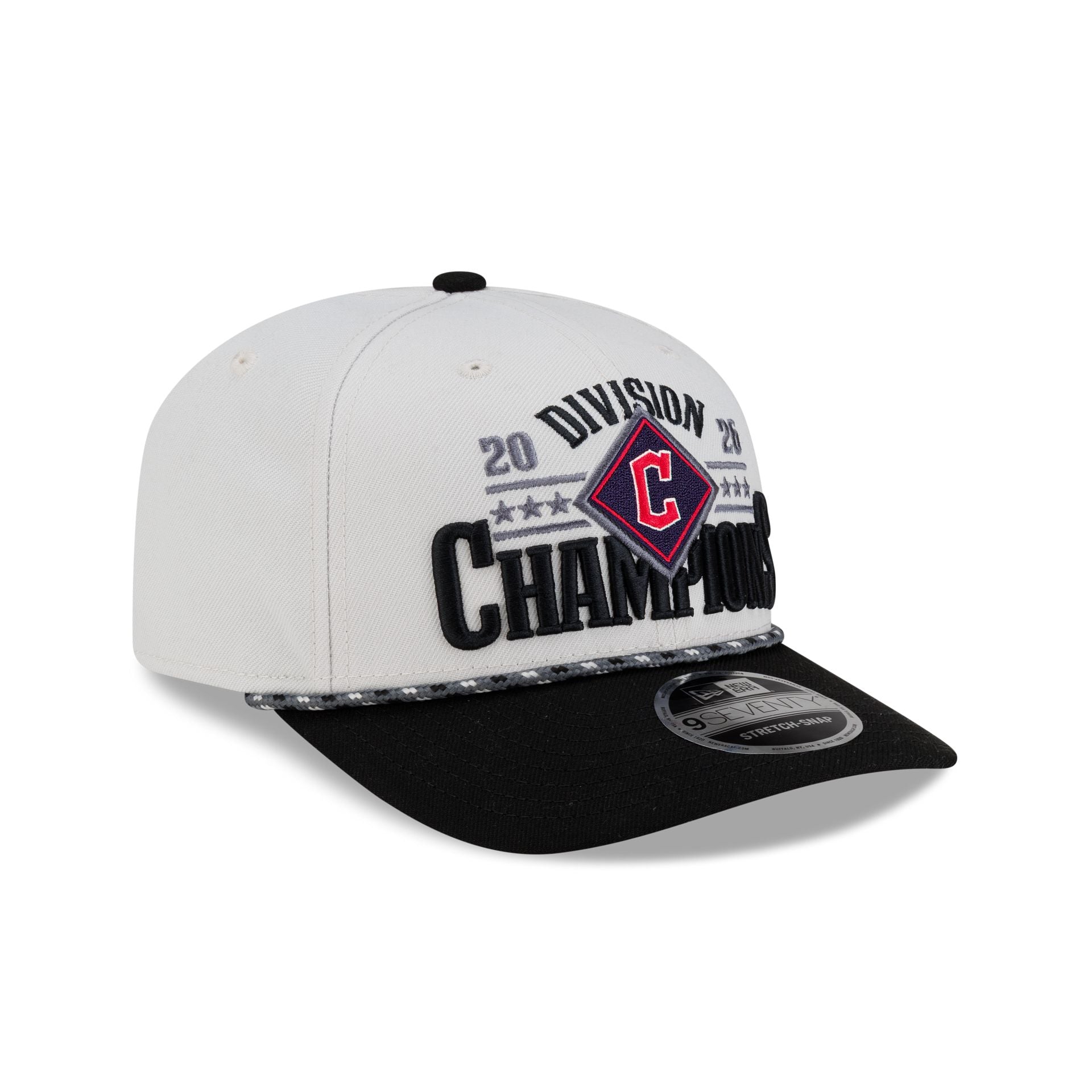 Cleveland Guardians 2026 Regular Season Division Champions Locker Room 9SEVENTY Stretch-Snap Hat