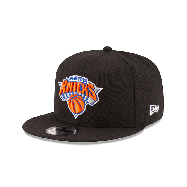 New York Knicks Basic Black 9FIFTY Snapback Hat