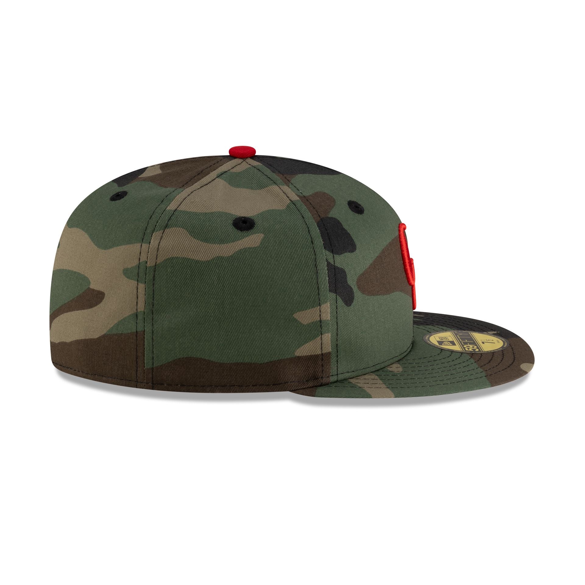 Clark Atlanta Panthers Camo 59FIFTY Fitted Hat