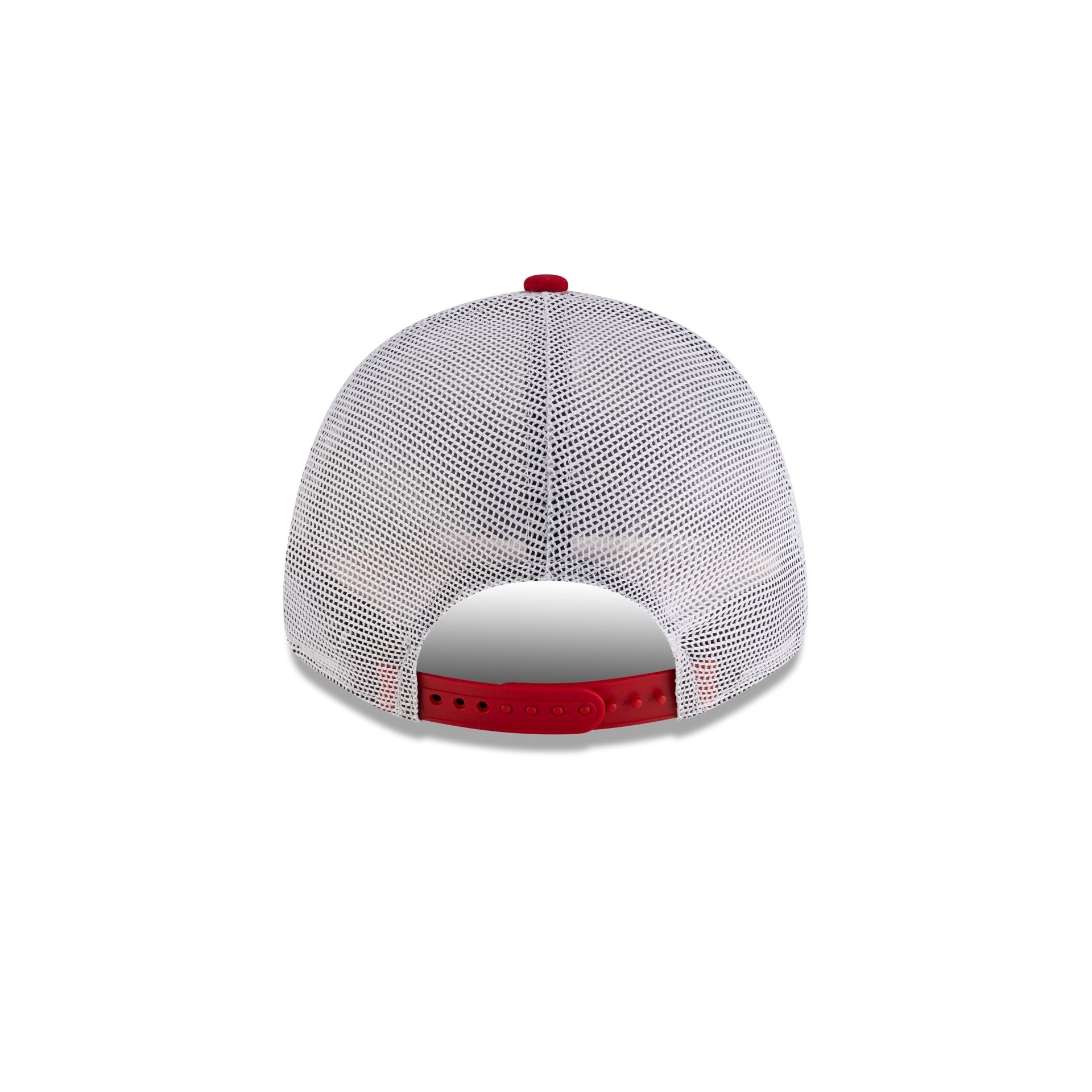 Maryland Terrapins Scarlet White Mesh 9FORTY Trucker