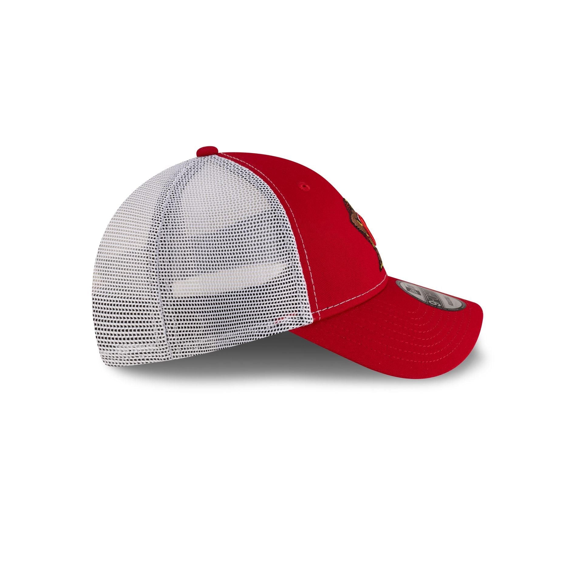 Maryland Terrapins Scarlet White Mesh 9FORTY Trucker