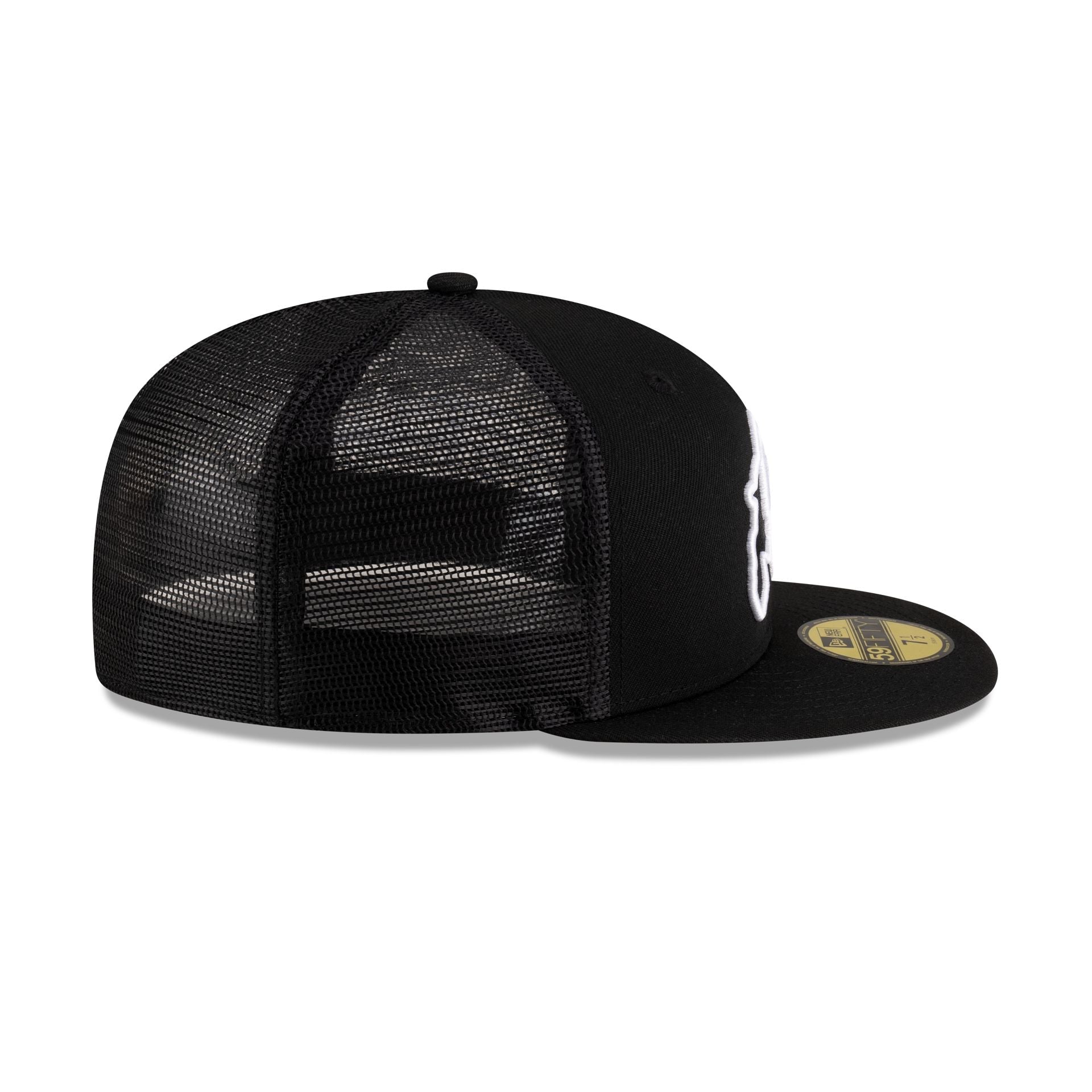 Colorado Buffaloes Black & White 59FIFTY Fitted Trucker Hat
