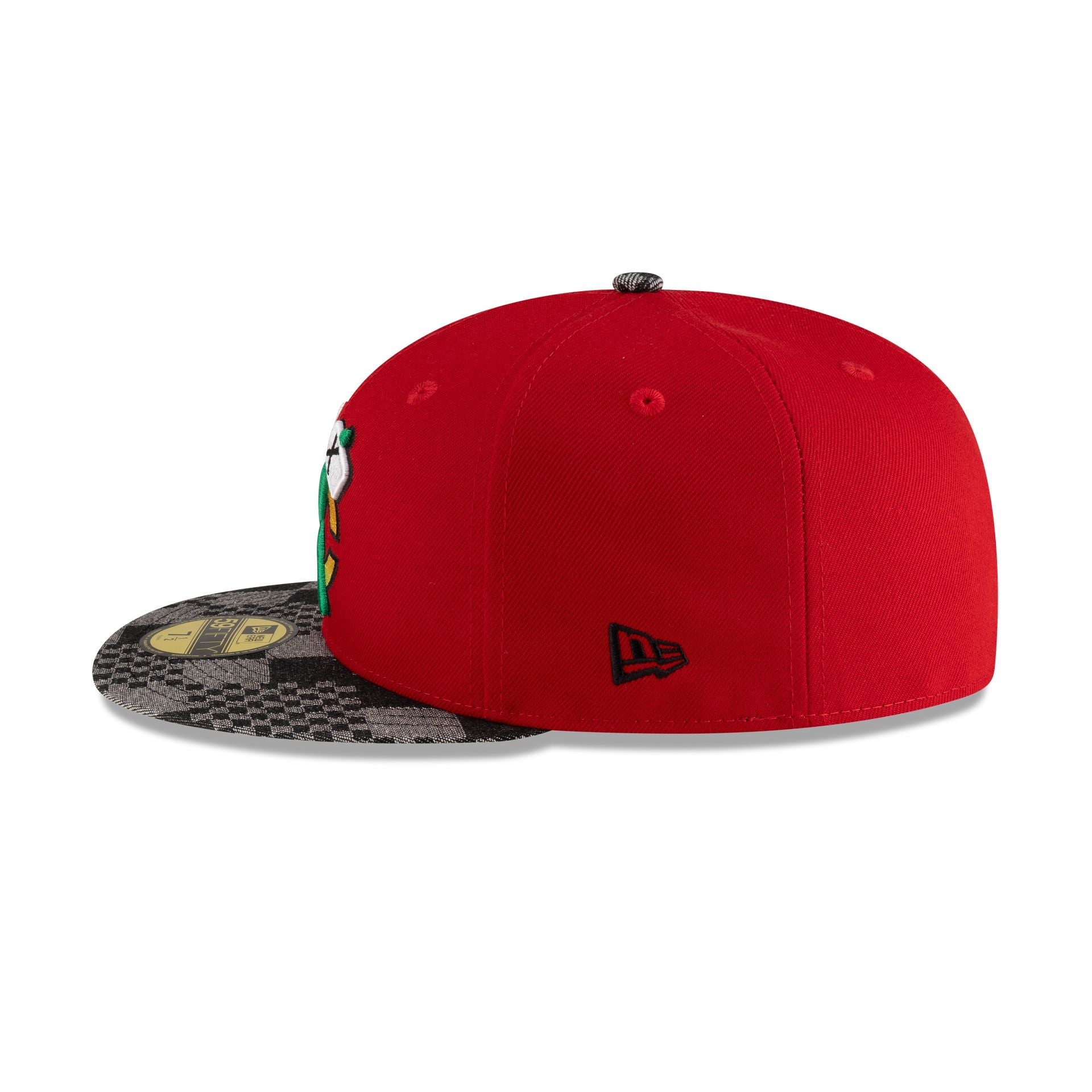 Chicago Blackhawks Scarlet Black Denim 59FIFTY Fitted Hat