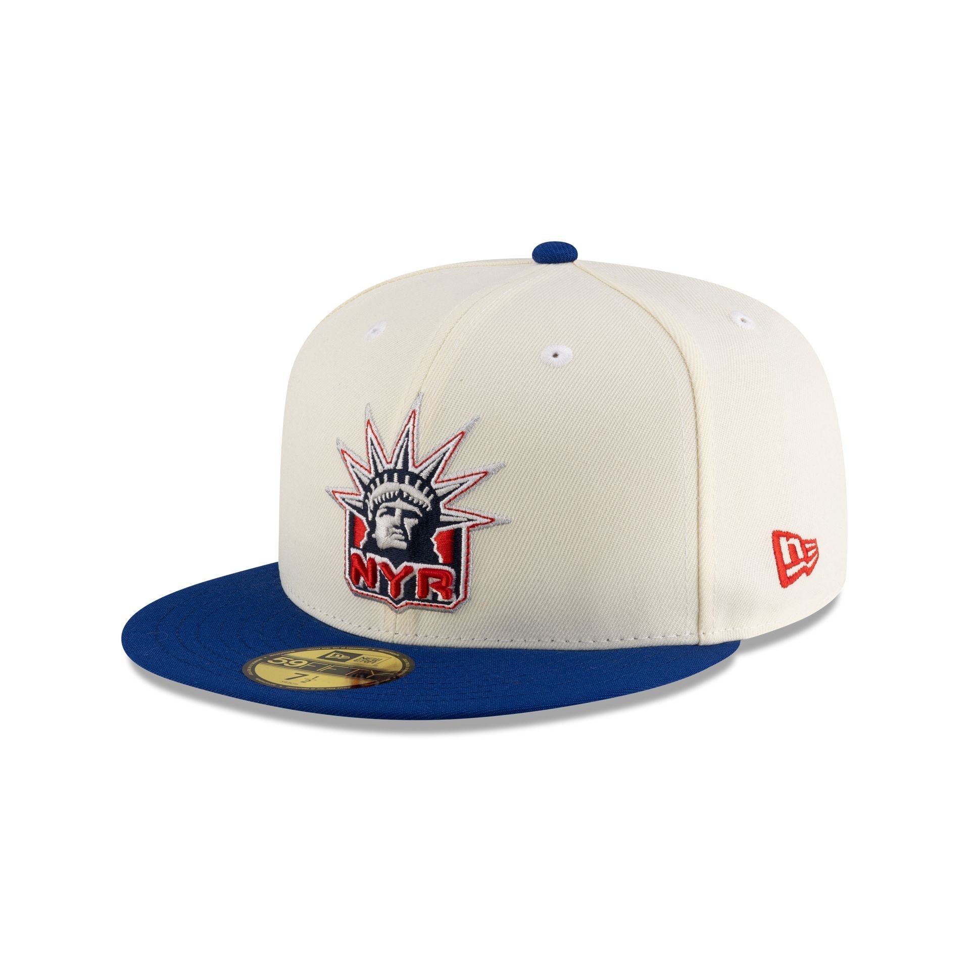 New York Rangers Chrome Royal 59FIFTY Fitted Hat