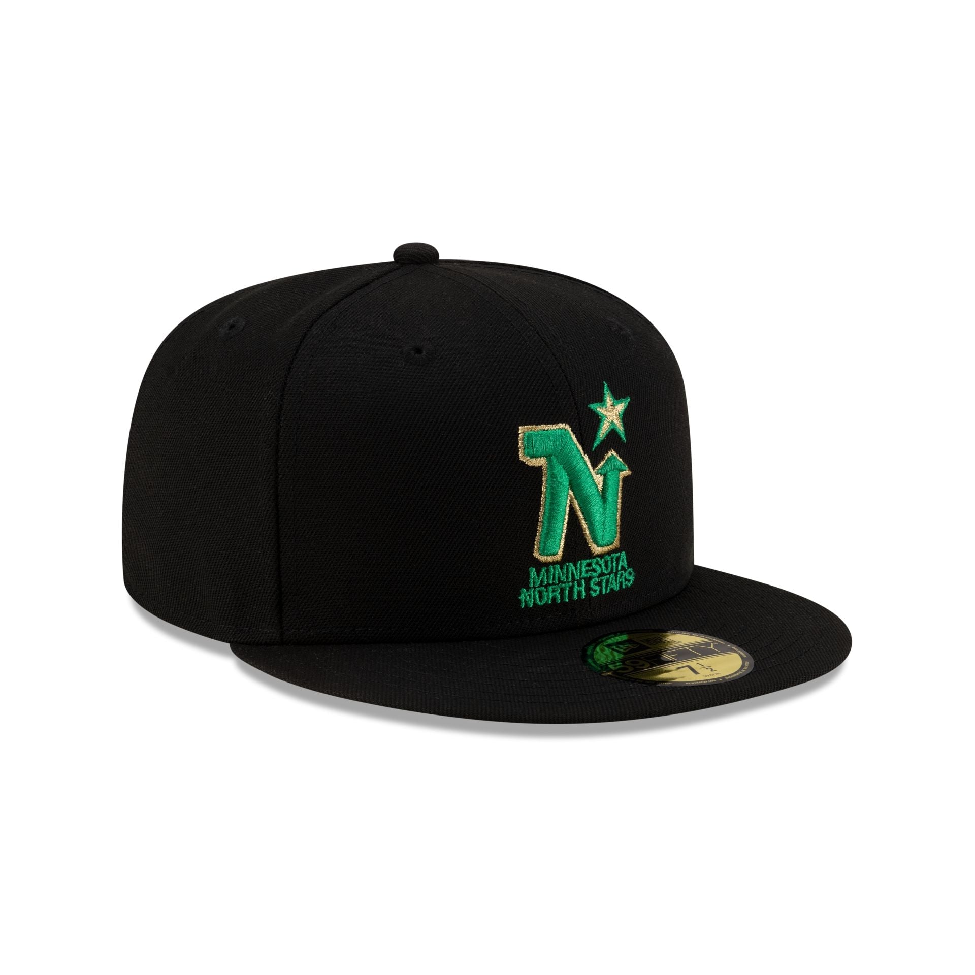 Minnesota North Stars Black 59FIFTY Fitted Hat