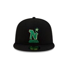 Minnesota North Stars Black 59FIFTY Fitted Hat