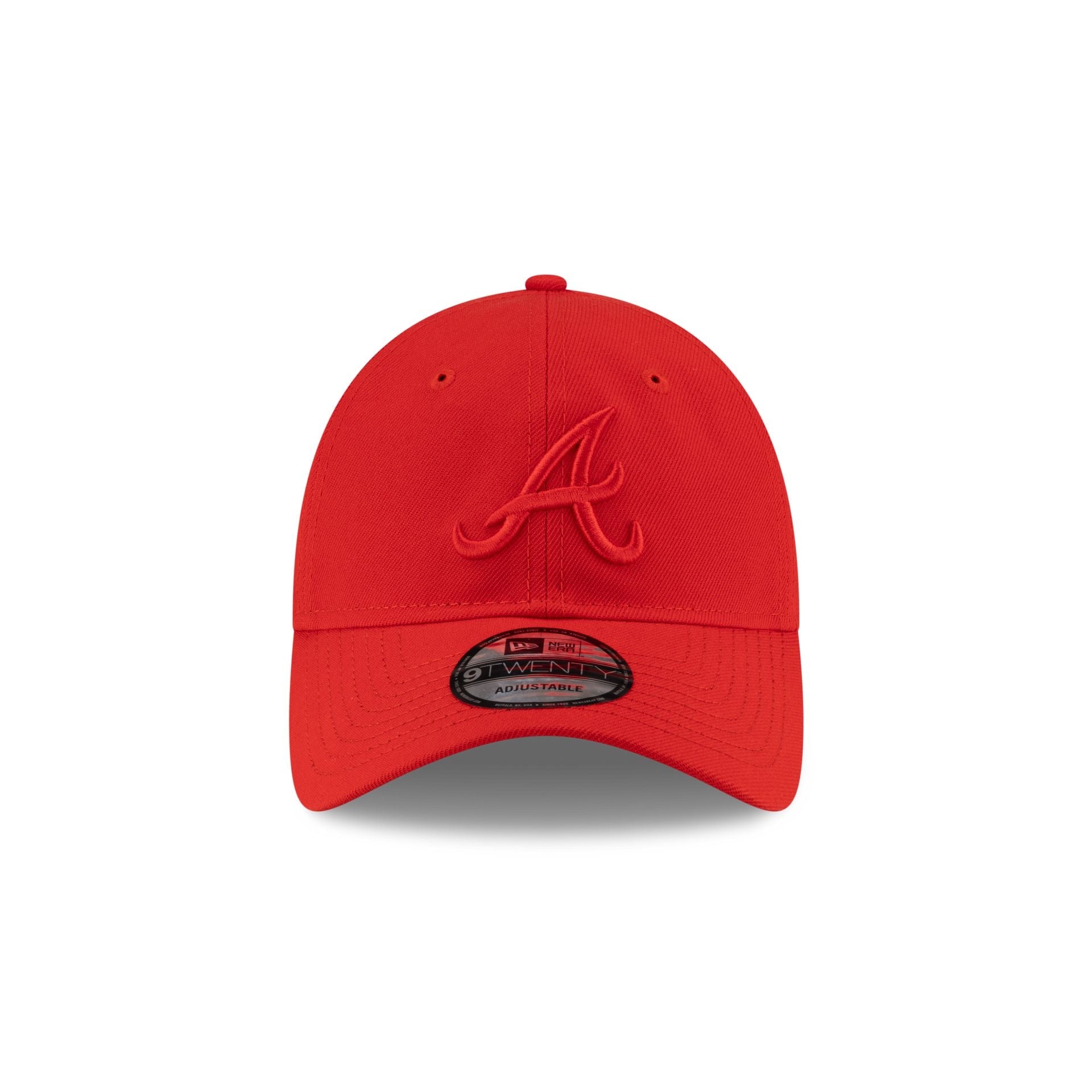 Atlanta Braves Front Door Red 9TWENTY Adjustable Hat