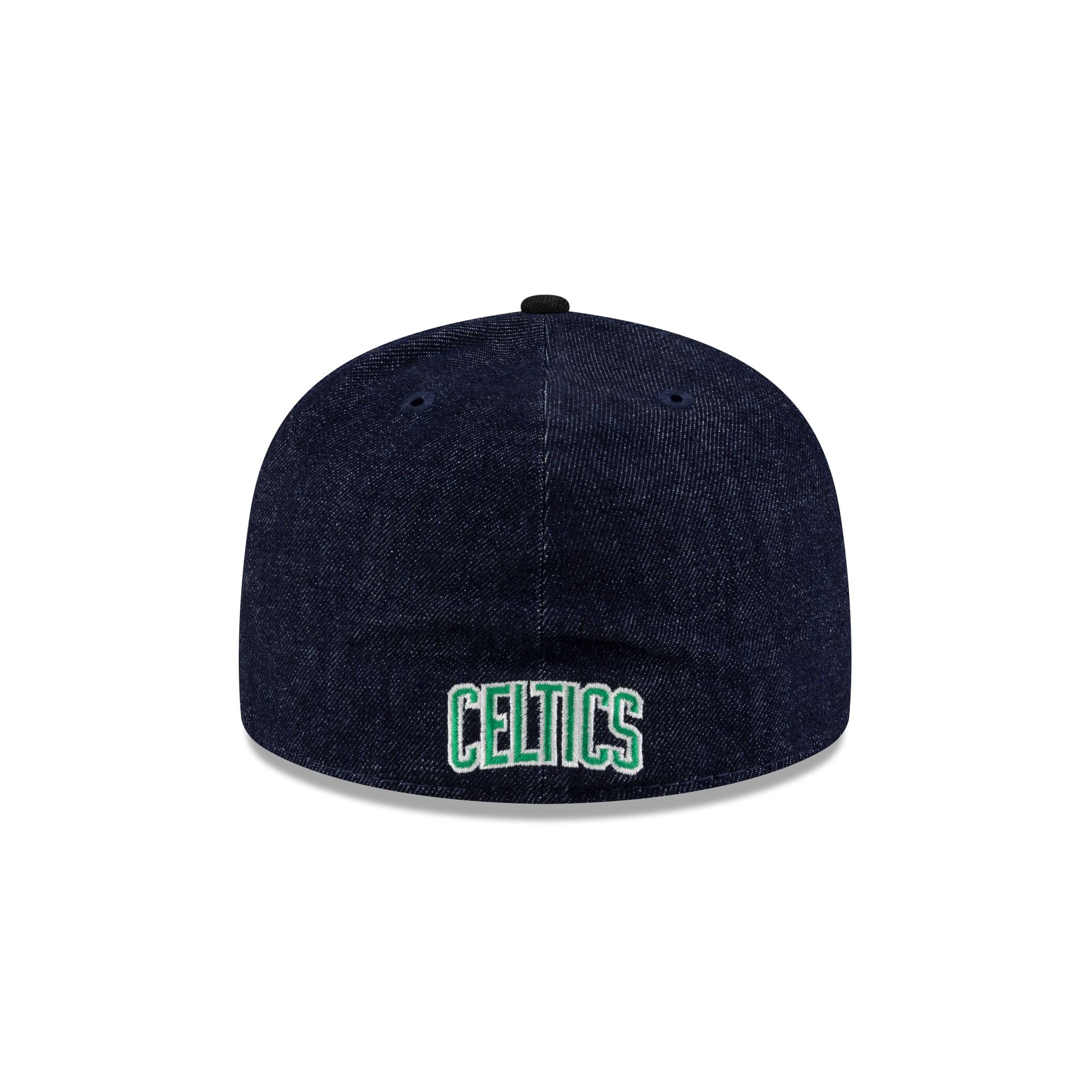 Boston Celtics Navy Denim 59FIFTY A-Frame Fitted Hat
