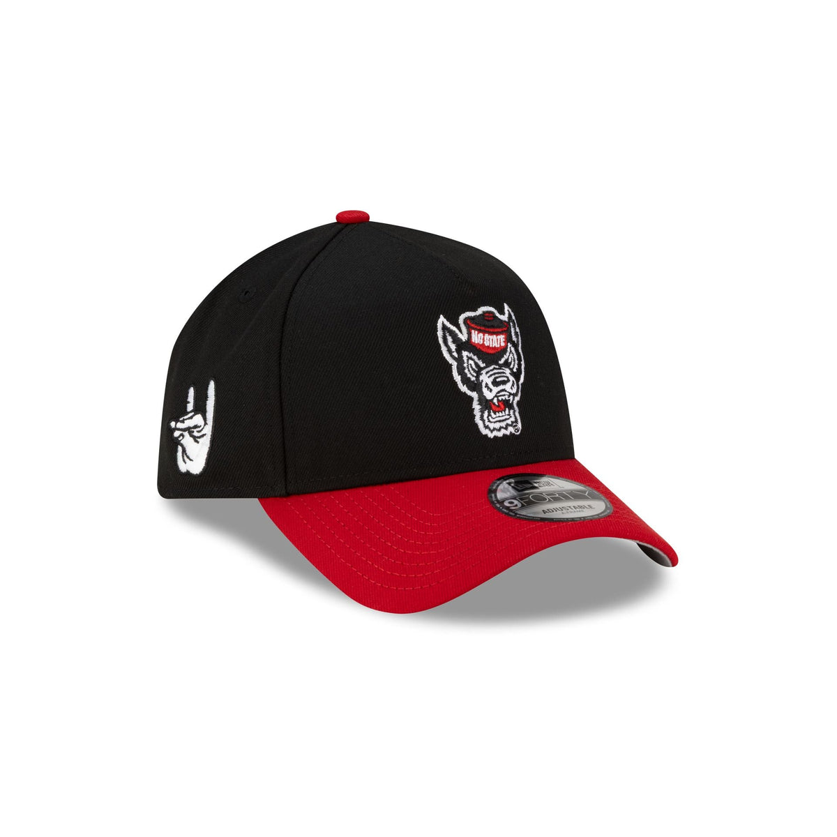 NC State Wolfpack Hand Signs Sidepatch 9FORTY A-Frame Snapback Hat