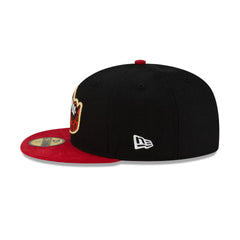 Coming to America Zamunda Black Orange 59FIFTY Fitted Hat