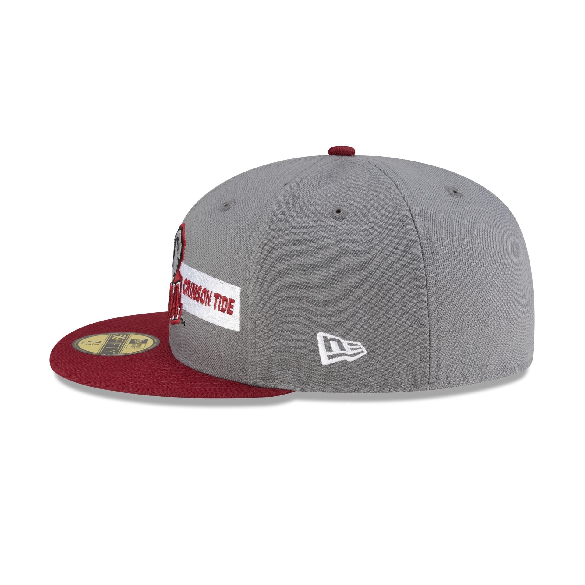 Alabama Crimson Tide Gray Cardinal 59FIFTY Fitted Hat