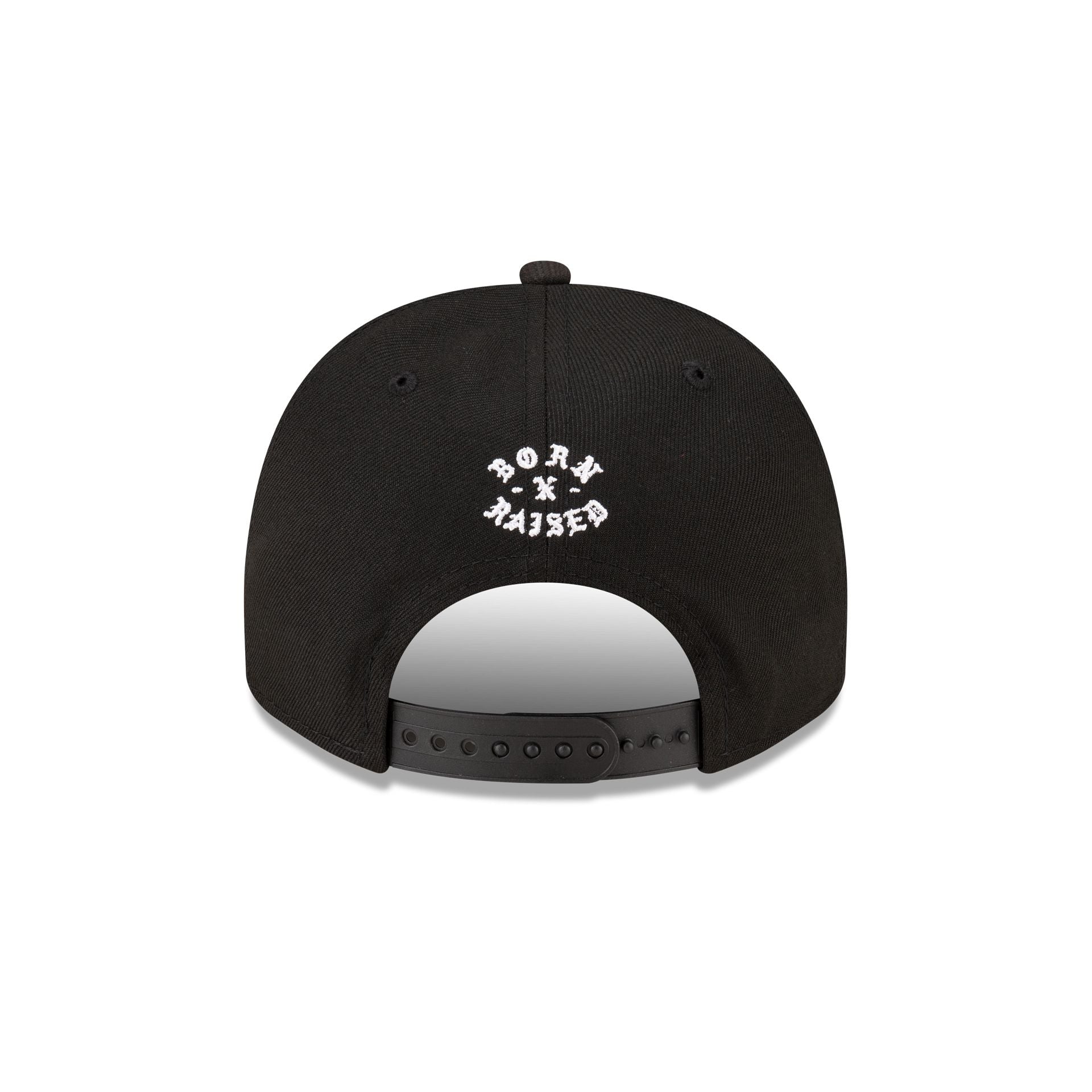 Born x Raised x Kansas City Chiefs Script Black 9FIFTY A-Frame Snapback Hat