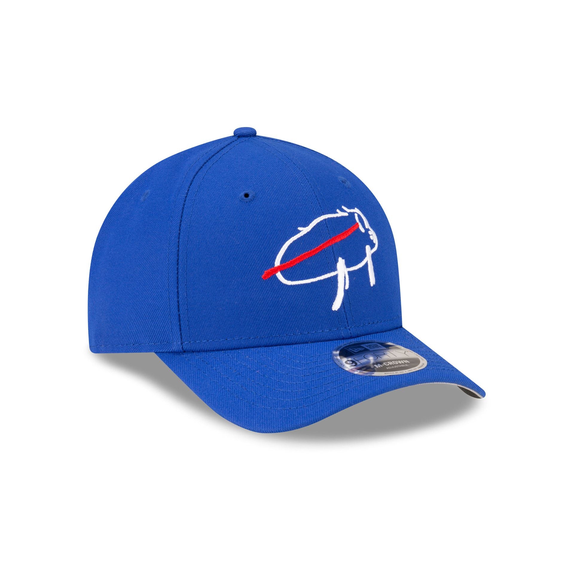 Buffalo Bills Billustration Blue 9FORTY M-Crown Snapback Hat
