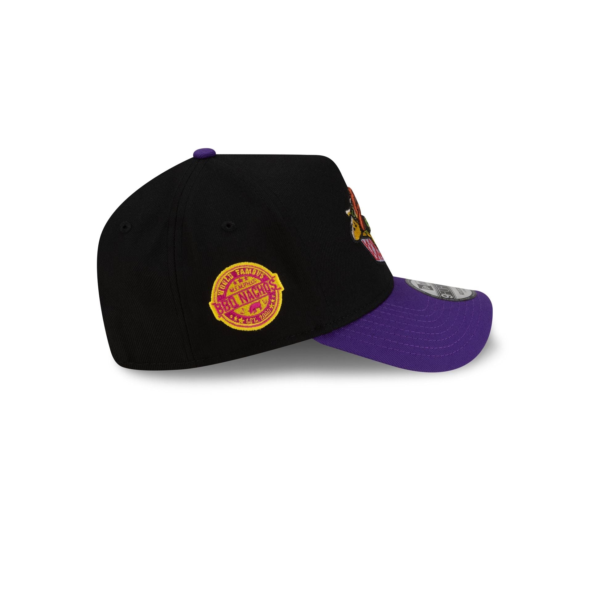 Memphis Redbirds Black Food Pack 9FORTY A-Frame Snapback Hat