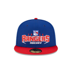 New York Rangers Royal Blue 59FIFTY Fitted Hat