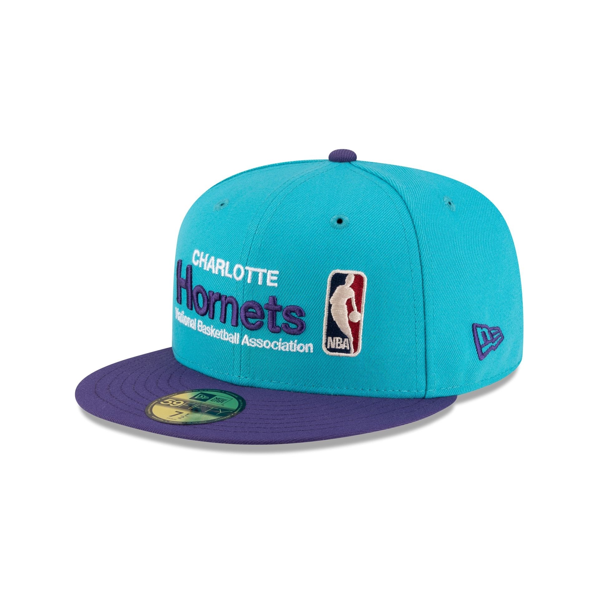 Charlotte Hornets 1988-2002 Hardwood Classics Sign Stack 59FIFTY Fitted Hat