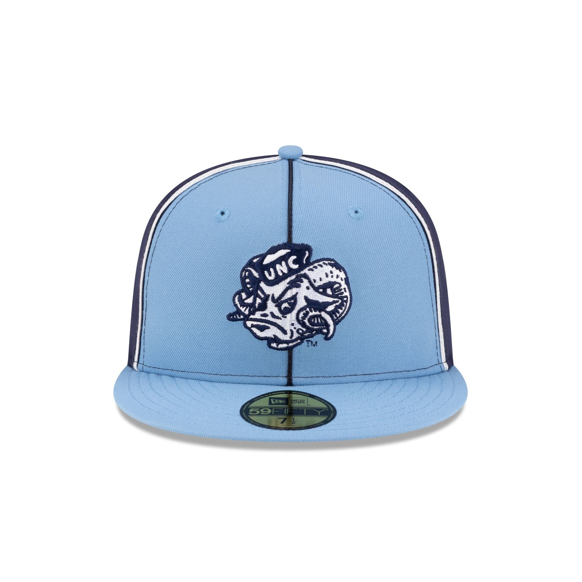 Just Caps College Pinwheel North Carolina Tar Heels College Vault 59FIFTY Fitted Hat