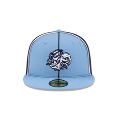 Just Caps College Pinwheel North Carolina Tar Heels College Vault 59FIFTY Fitted Hat