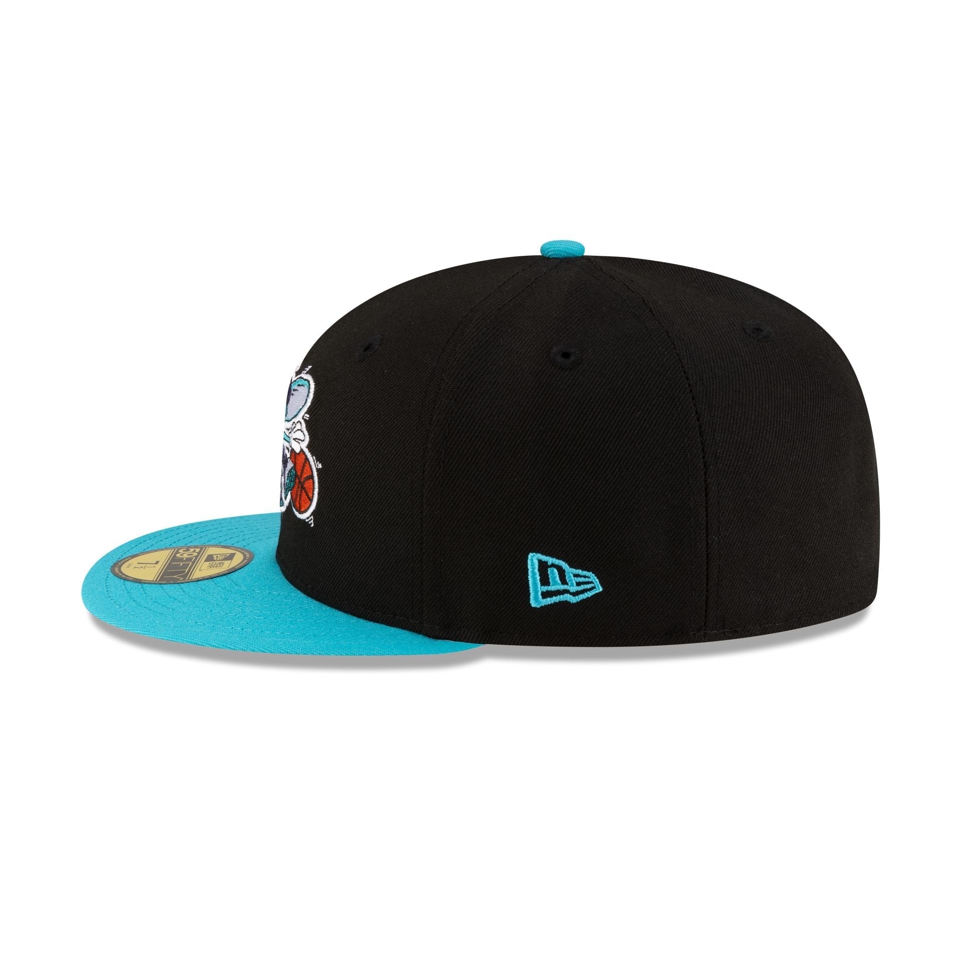 Charlotte Hornets 1988-2002 Hardwood Classics Black 59FIFTY Fitted Hat