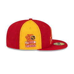 Atlanta Flames Pinwheel 59FIFTY Fitted Hat
