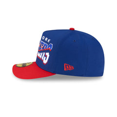 New York Rangers Snapped Wordmark 59FIFTY A-Frame Fitted Hat