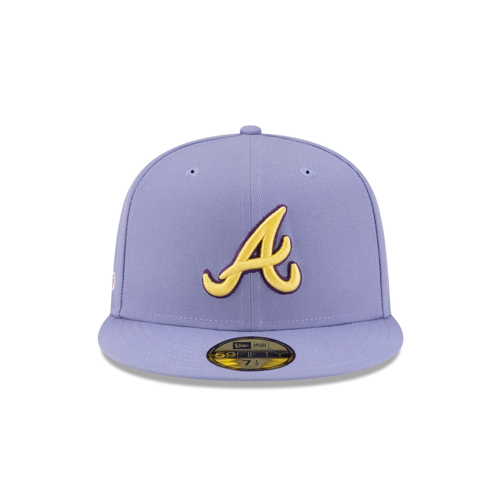 Atlanta Braves Lavender Spring 59FIFTY Fitted Hat