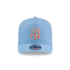 New York Yankees Red, White & Blue 9FIFTY A-Frame Snapback Hat