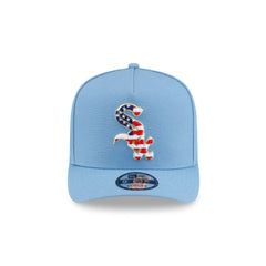 Chicago White Sox Red, White & Blue 9FIFTY A-Frame Snapback Hat
