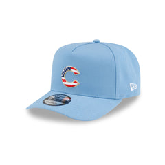 Chicago Cubs Red, White & Blue 9FIFTY A-Frame Snapback Hat