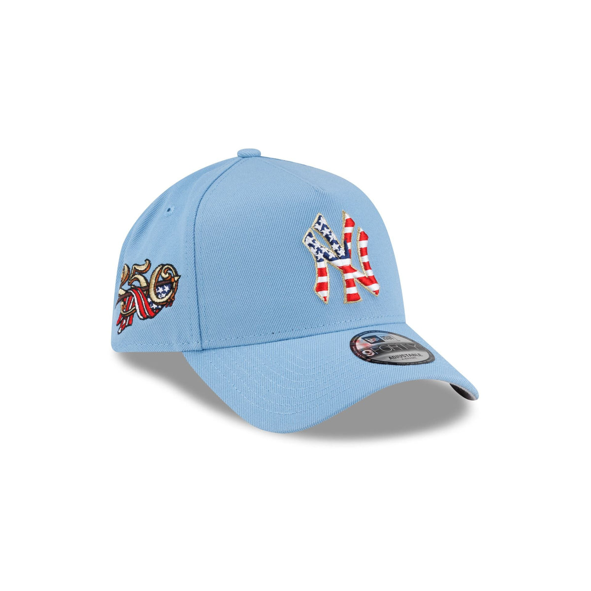 New York Yankees Red, White & Blue 9FORTY A-Frame Snapback Hat