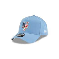 New York Mets Red, White & Blue 9FORTY A-Frame Snapback Hat
