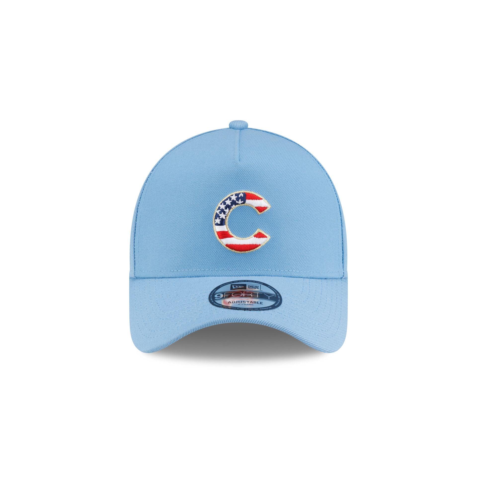 Chicago Cubs Red, White & Blue 9FORTY A-Frame Snapback Hat