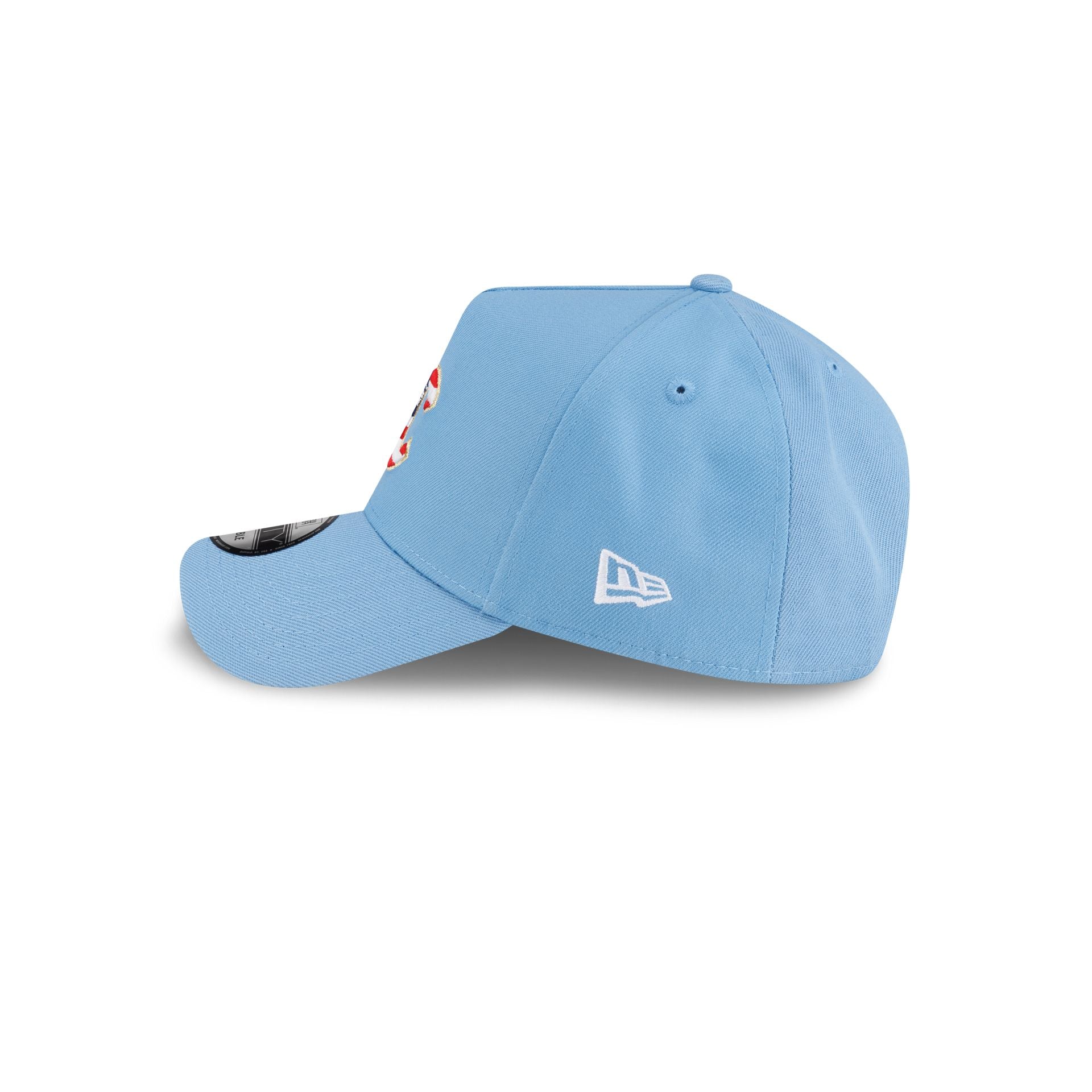 Chicago Cubs Red, White & Blue 9FORTY A-Frame Snapback Hat