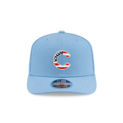 Chicago Cubs Red, White & Blue 9SEVENTY Stretch-Snap Hat