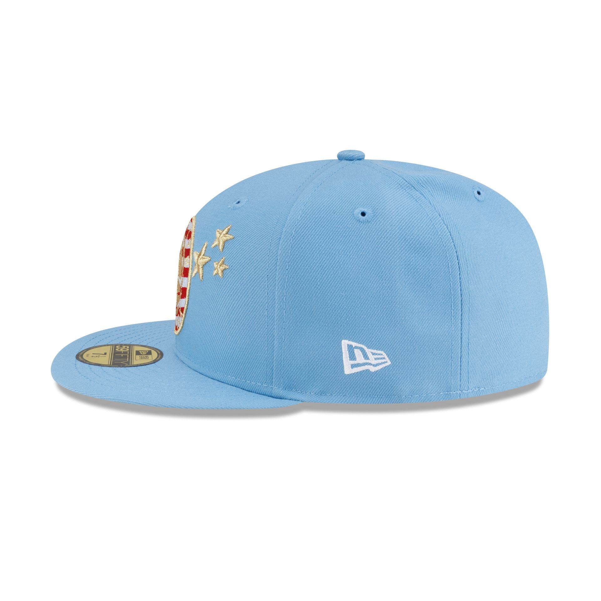 Brooklyn Nets Red, White & Blue 59FIFTY Fitted Hat