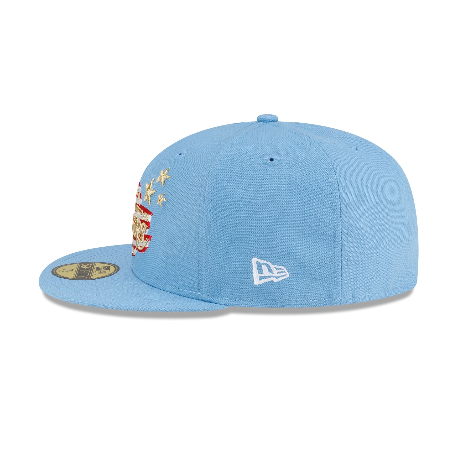 Los Angeles Lakers Red, White & Blue 59FIFTY Fitted Hat