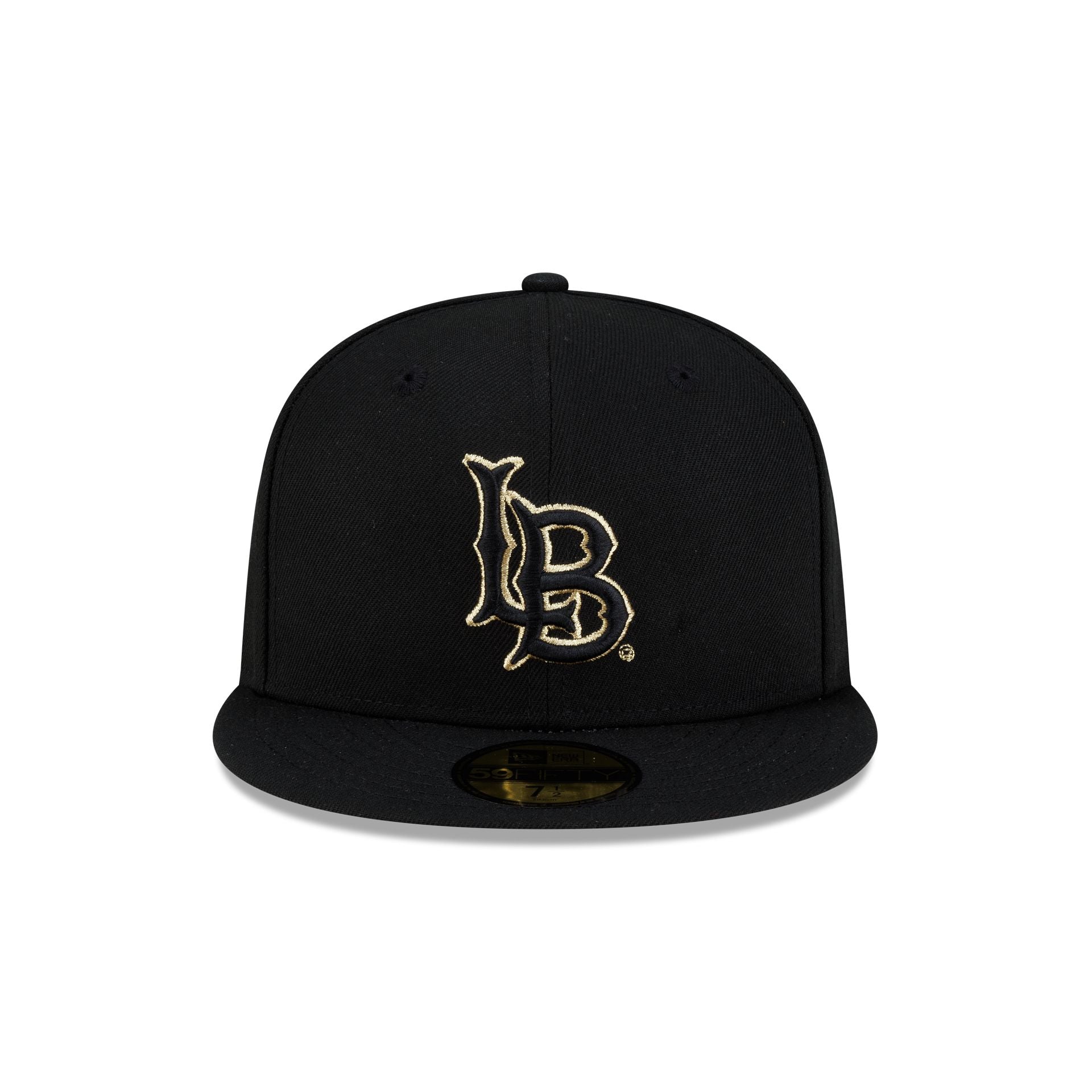 Long Beach State 49ers Black & Gold 59FIFTY Fitted Hat