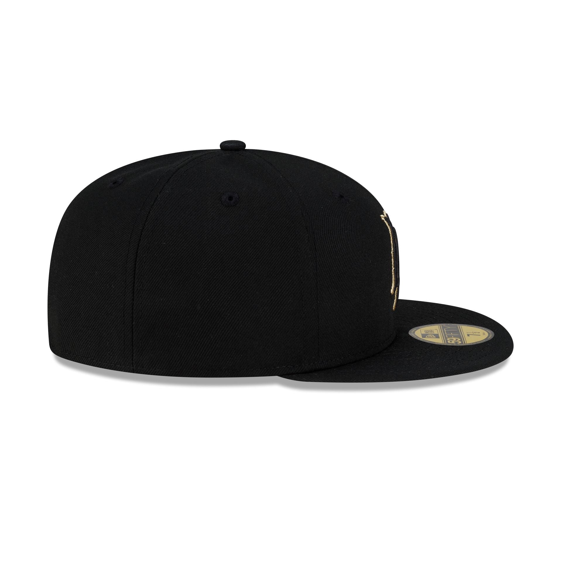 Long Beach State 49ers Black & Gold 59FIFTY Fitted Hat