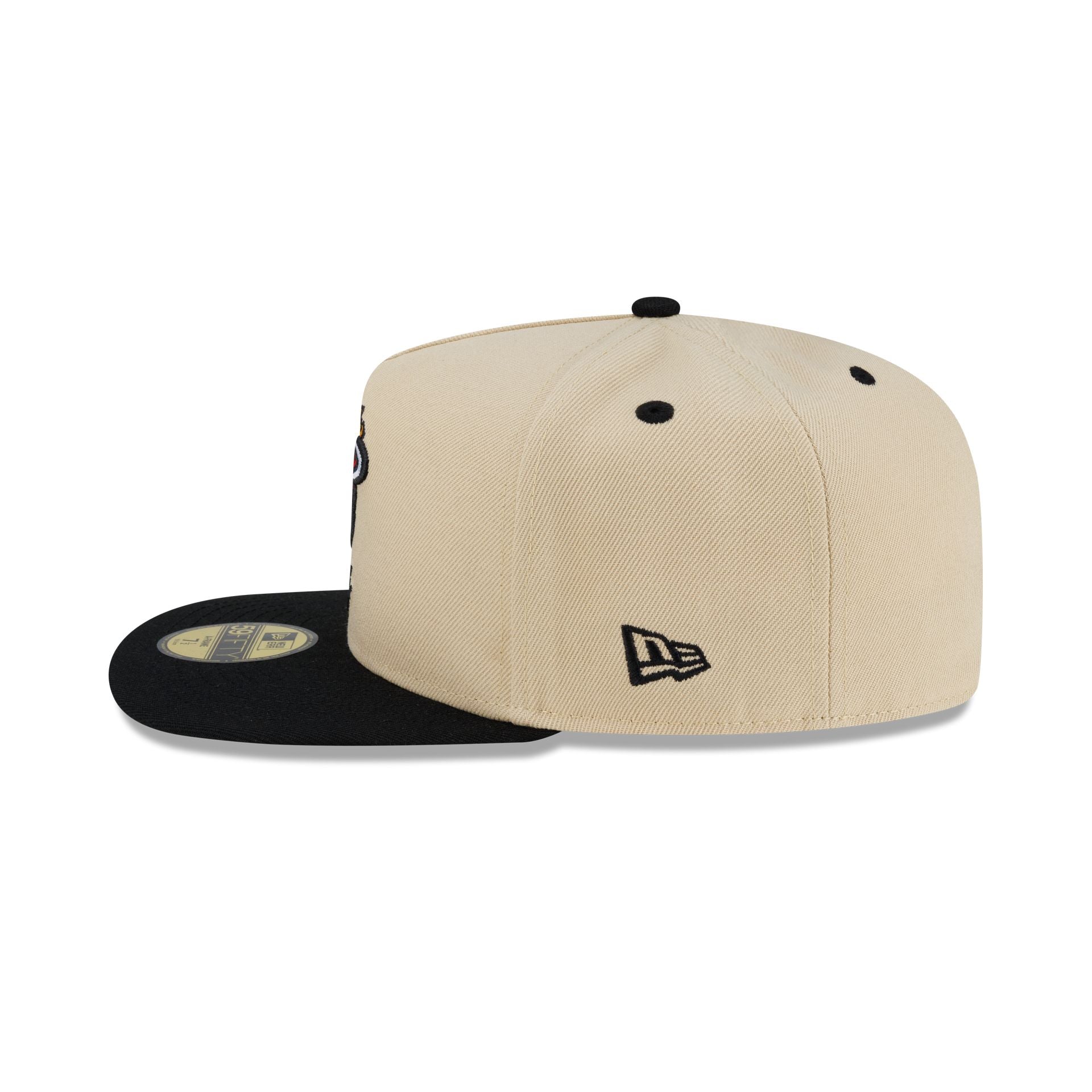 Miami Heat Hardwood Classics 2000s Gold 59FIFTY A-Frame Fitted Hat
