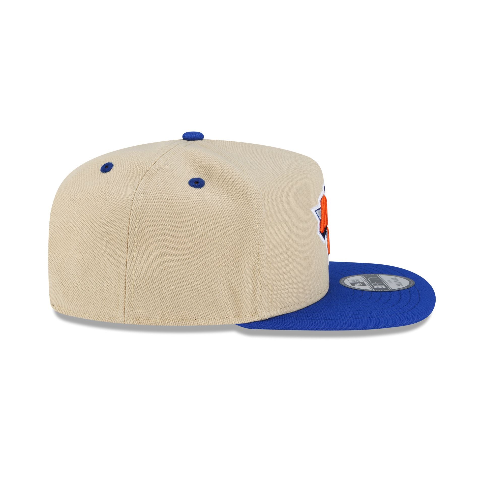 New York Knicks Hardwood Classics 2000s Gold 9FIFTY A-Frame Snapback Hat