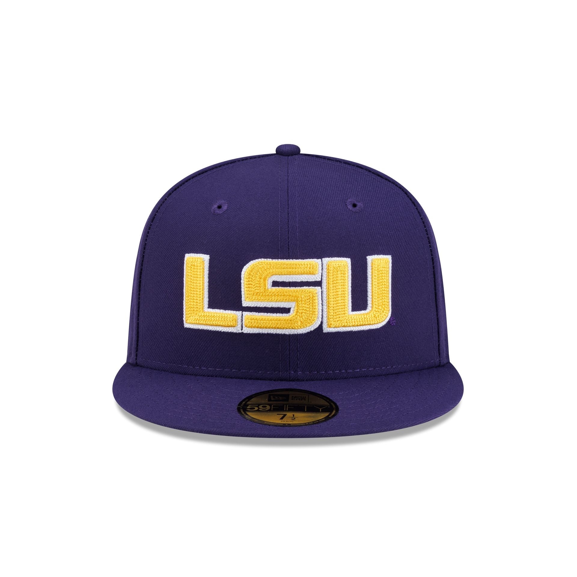 LSU Tigers Chainstitch Logo 59FIFTY Fitted Hat